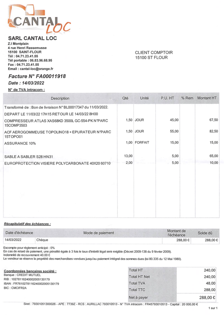 Facture location.png (706.36 Kio) Consulté 15304 fois Facture location.png